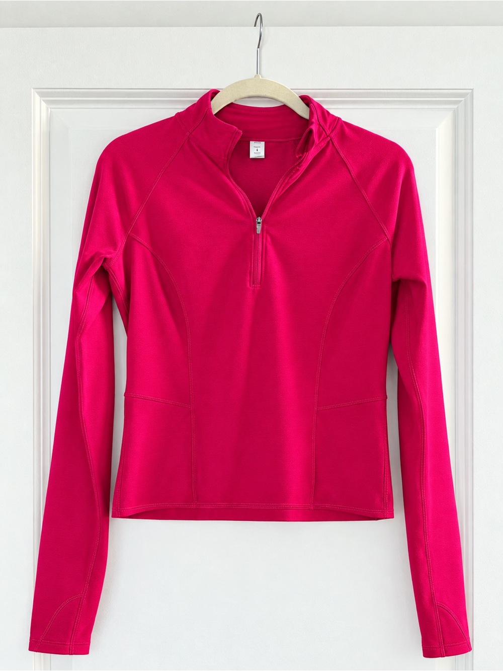 Women's Old Navy Hot Pink Quarter-Zip Athletic Top S